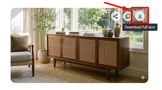 Gemini Download Button Guide